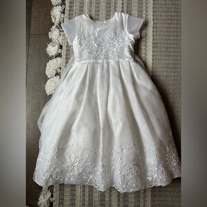 White formal dress